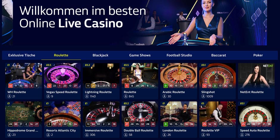 William Hill Live Casino