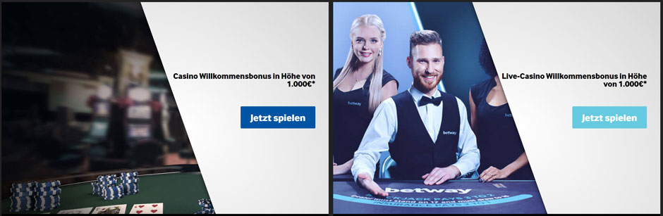 betway Willkommensbonus