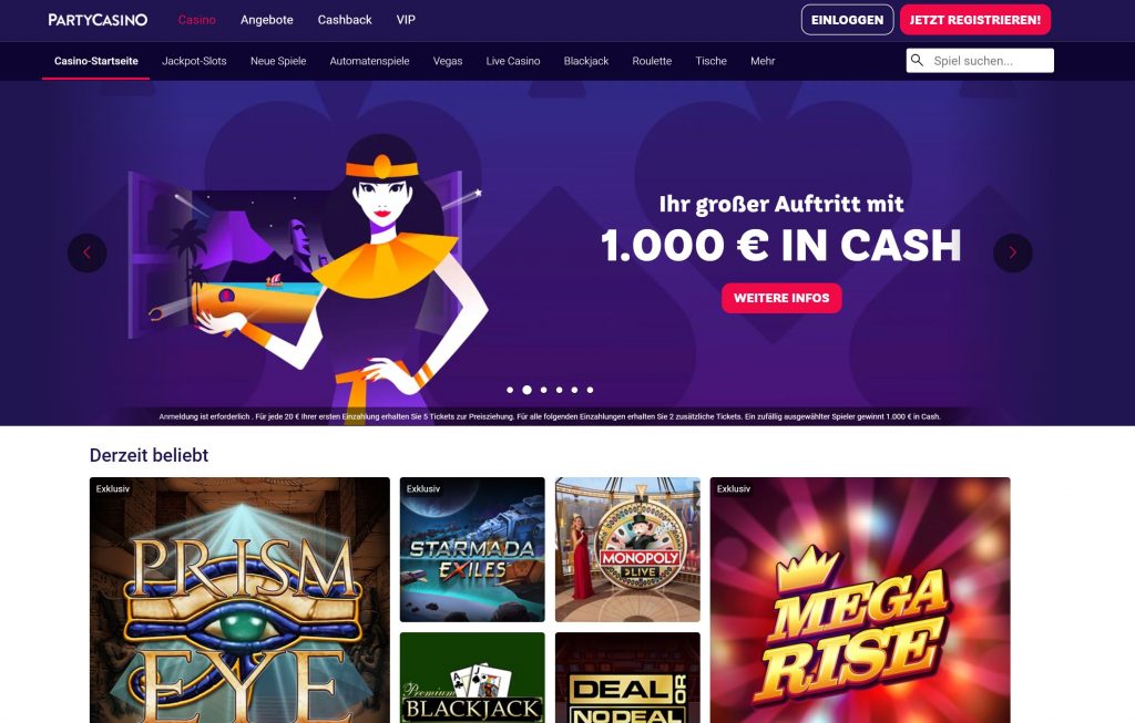 partycasino-webseite