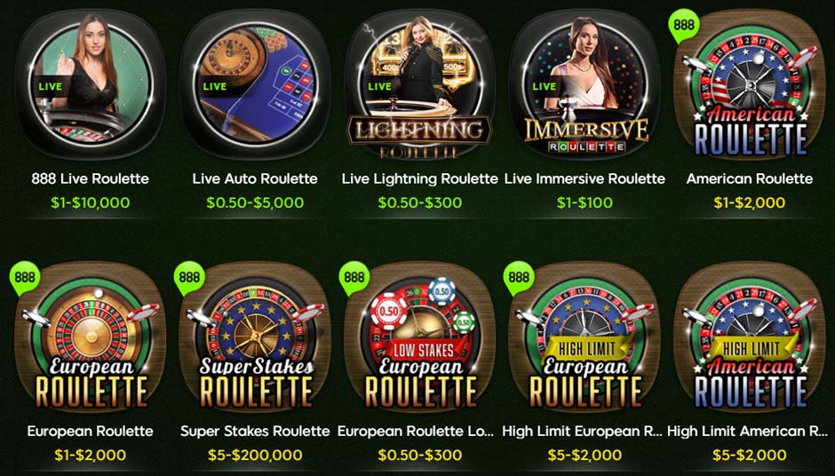 888 Casino Online Roulette