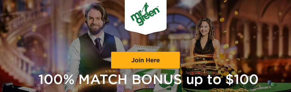 Mr Green bonus banner