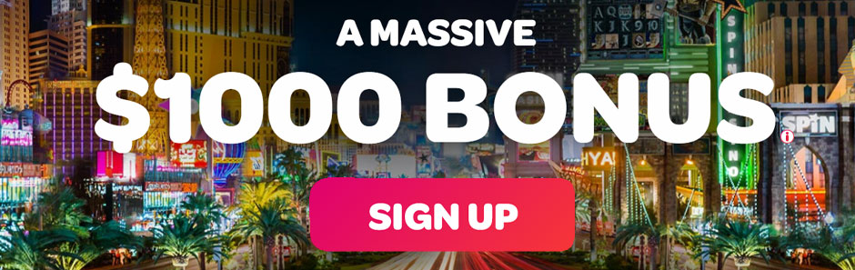 Spin Casino bonus banner