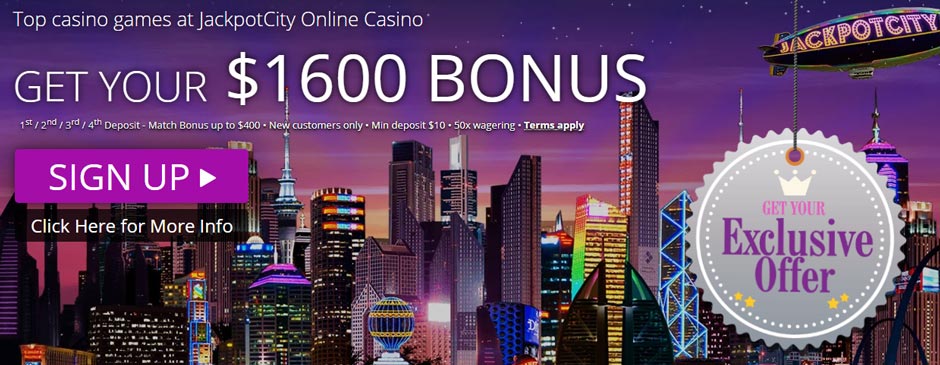 JackpotCity Bonus