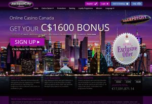 JackpotCity Canada preview casino