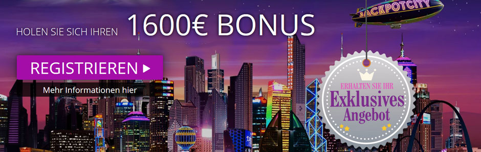 Jackpot City Casino Bonus Banner