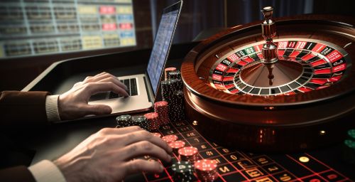 Roulette Mensch Computer Symbolfoto