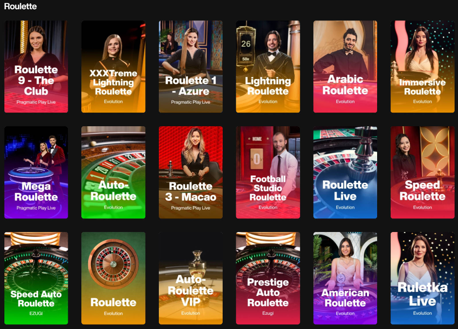 Just Casino Live Roulette