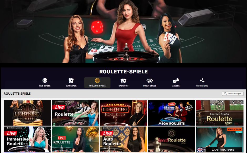 Live Roulette Spiele im Playamo Casino